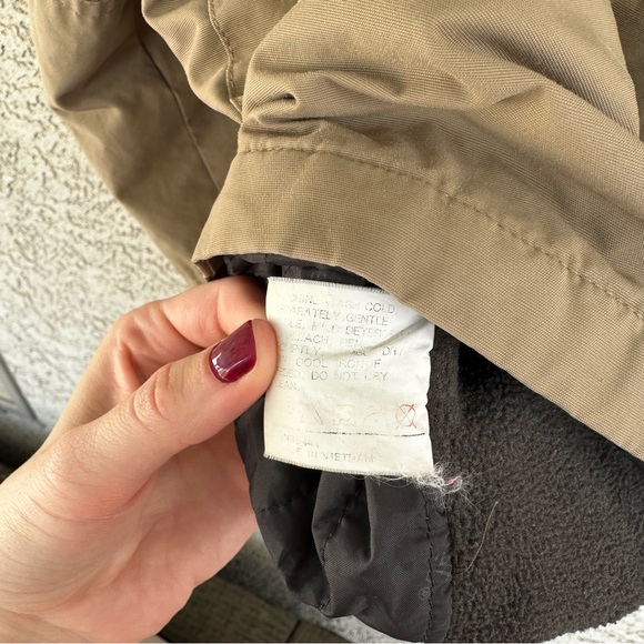 Vintage 90s Pacific Trail Outdoor Wear Men’s Jacket Size Large Brown Fleece Line - Picture 7 of 12